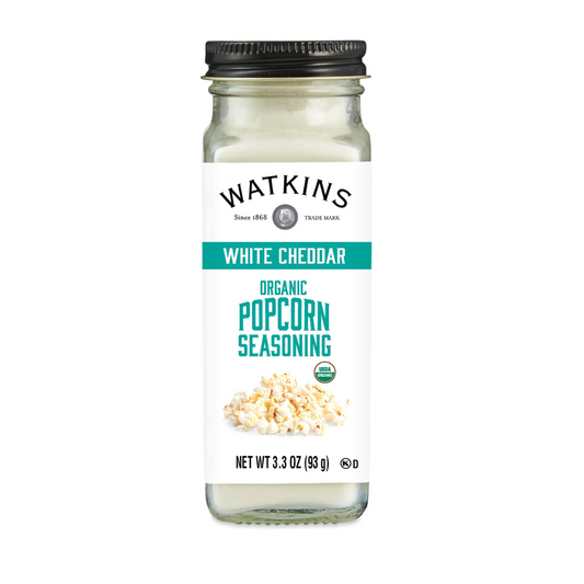 Watkins White Cheddar Organic Poprcorn Seasoning 93g