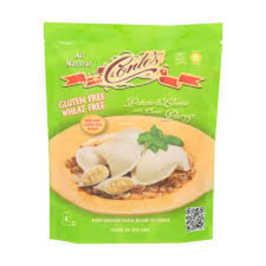 Contes Pasta Potato Cheese Pierogi GF 340g (Frozen)