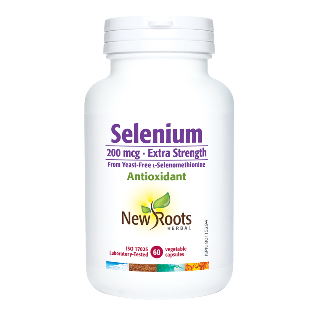 New Roots Selenium 200mcg 60 Cap
