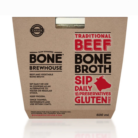 Bone Brewhouse Original Beef Bone Broth 600ml (Frozen)