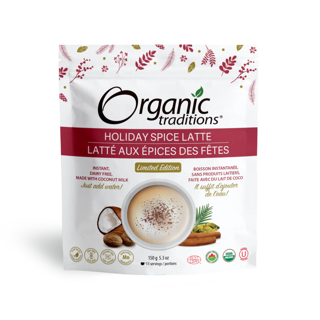 Organic Traditions Holiday Spice Latte 150g