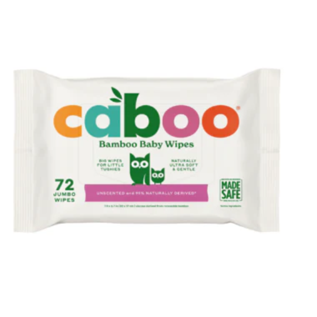 Caboo Bamboo Unscented Wipes 72ct