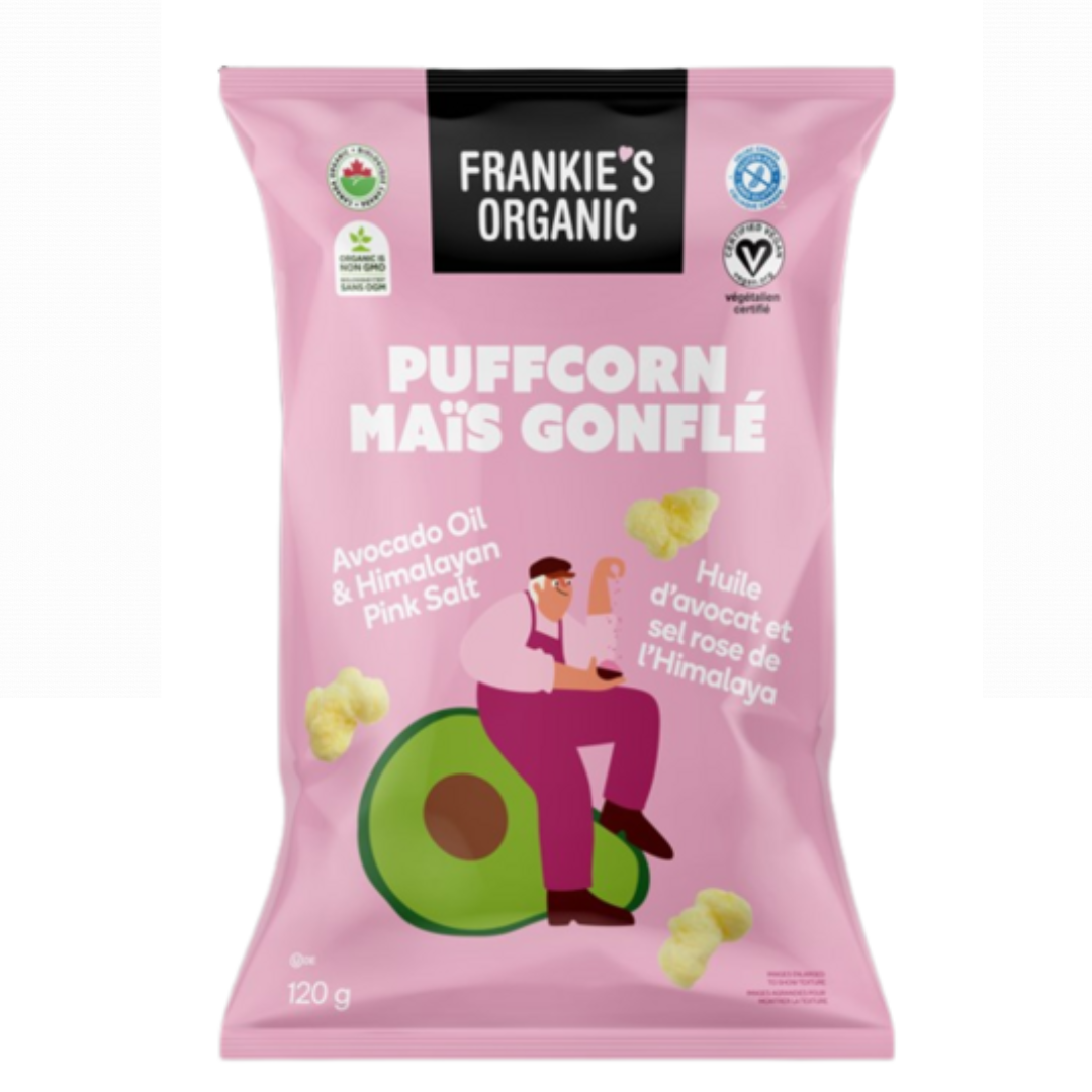 Frankie's Puffs Organic Avocado & Himalayan Salt 120g