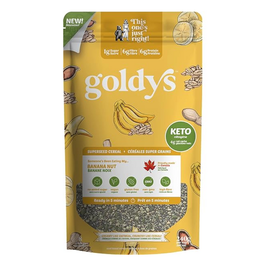 Goldys Superseed Cereal Banana Nut 240g