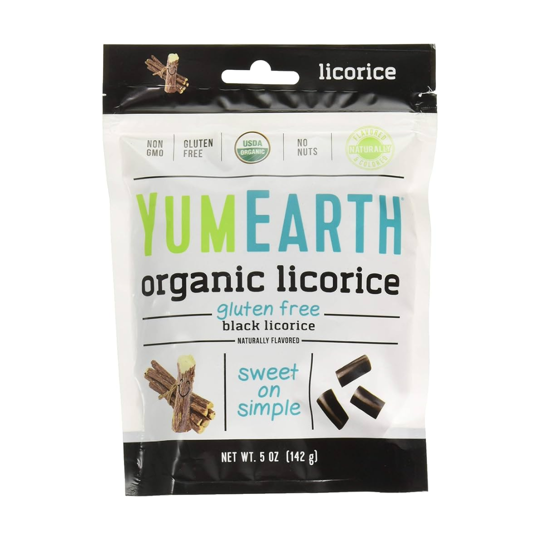 Yum Earth Black Licorice Gluten-Free 142g