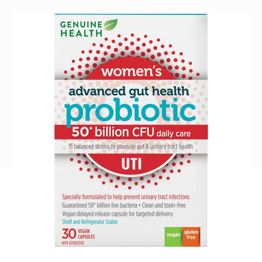 Genuine Health Probiotic UTI 30 Vegan Caps