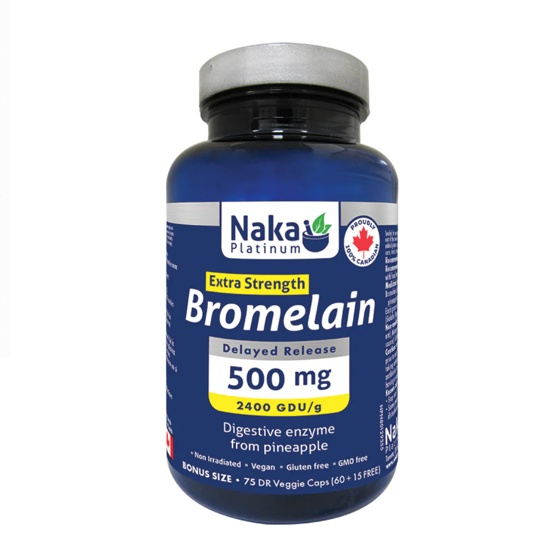 Naka Bromelain 75 Veg Capsules