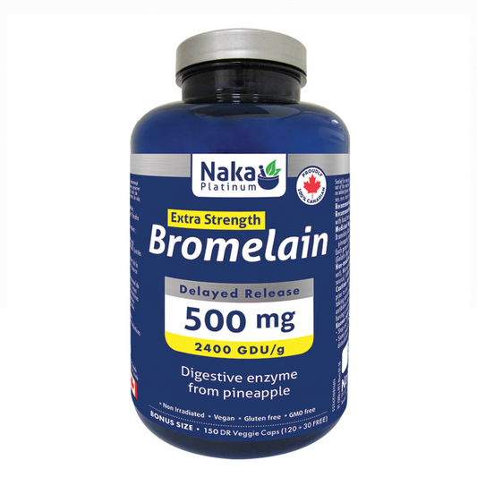 Naka Bromelain 150 Veg Capsules