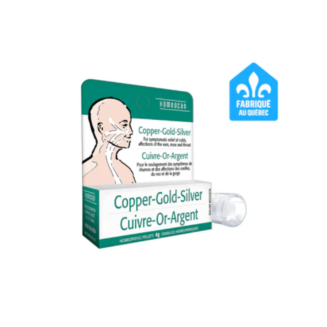 Homeocan Copper-Gold-Silver 4g pellets