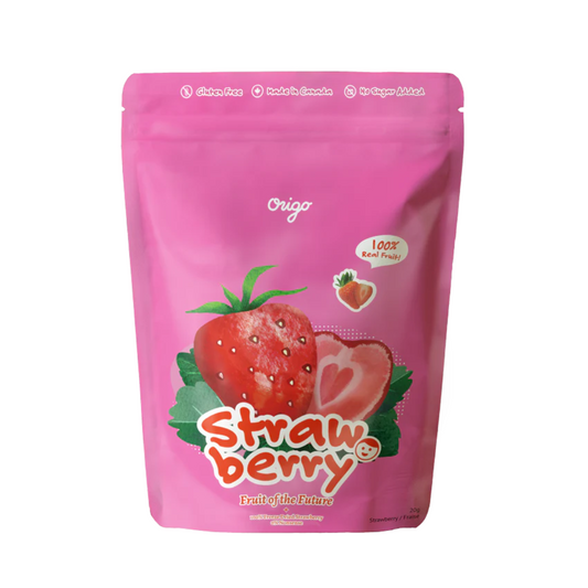 Origo Freezed Dried Strawberries 20g