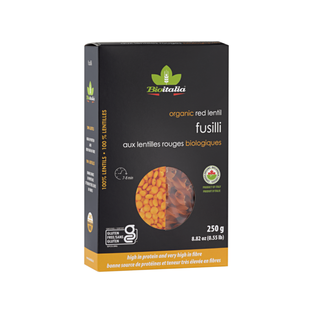 Bioitalia Red Lentil Fusilli 250g