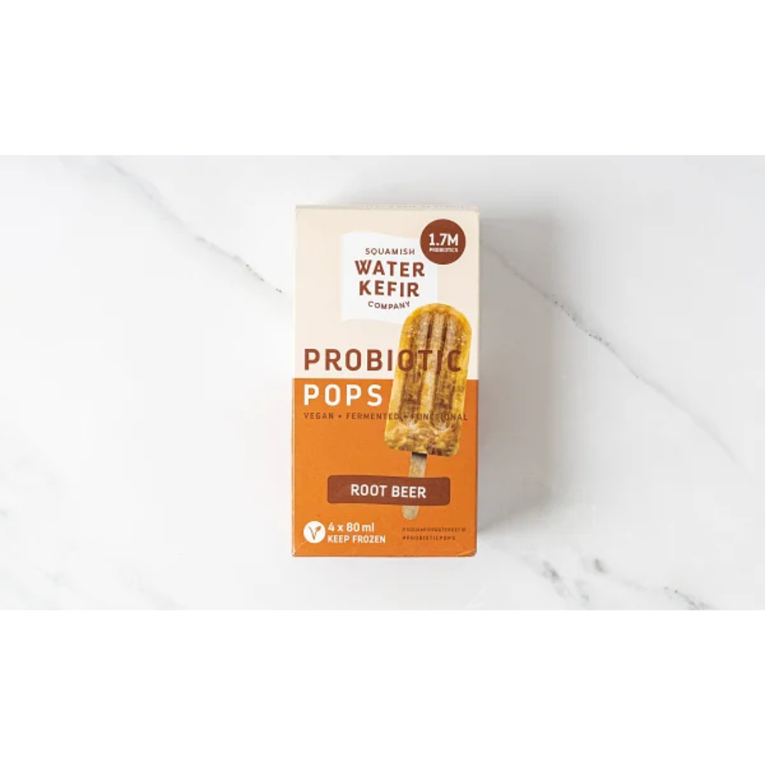 Squamish Water Kefir Pops Root Beer 4x80ml