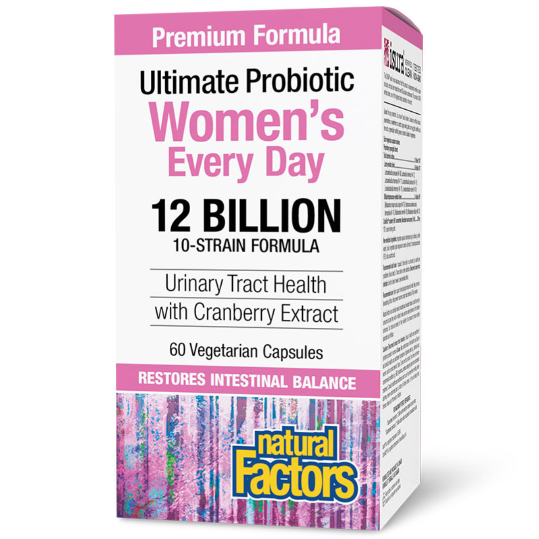 Natural Factors Women's Multi Probiotic 12 Billion 60Veggie Caps