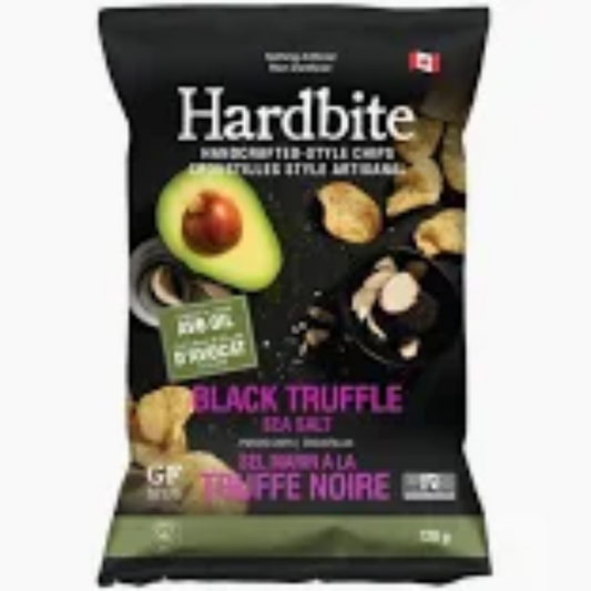 Hardbite Black Truffle Sea Salt Chips Avocado Oil 128g