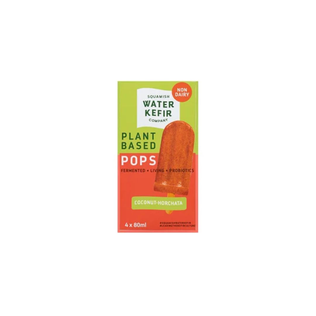 Squamish Water Kefir Pops Coconut 4x80ml