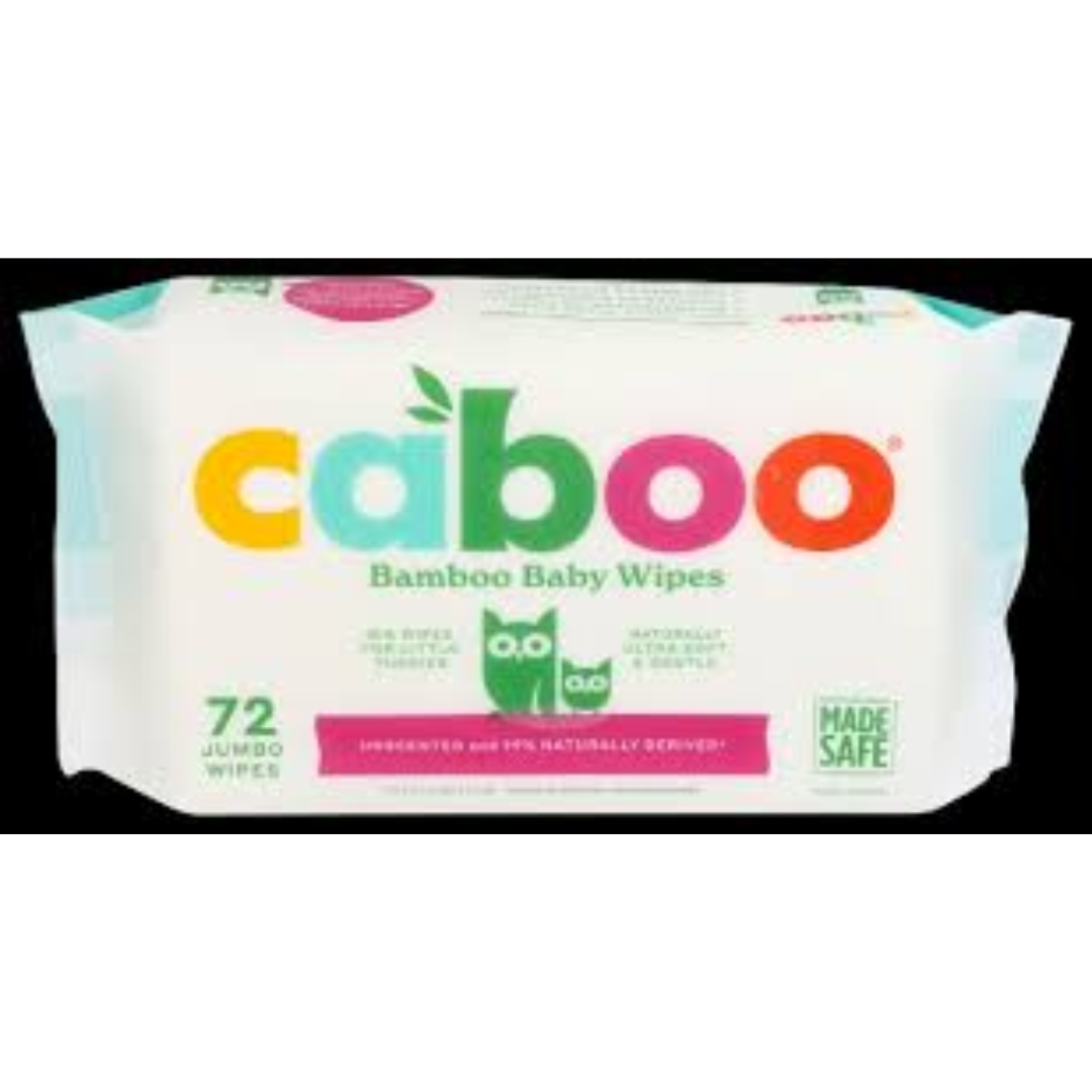 Caboo Bamboo Unscented Wipes 72ct