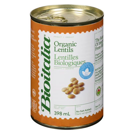 Bioitalia Organic Lentils 398ml