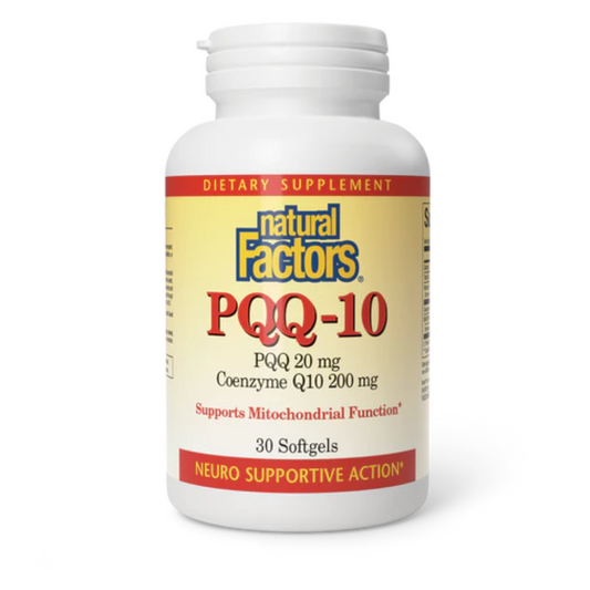 Natural Factors PQQ-10 200mg 30 Softgels