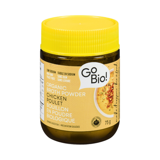 Go Bio Organic Chicken Broth Powder 75g