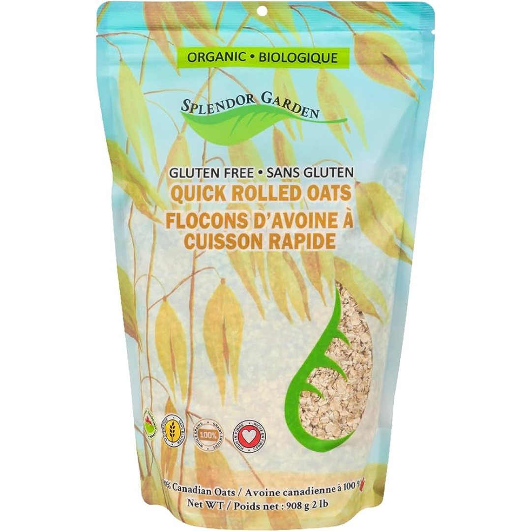 Splendor Garden Organic Gluten Free Quick Oats 908g