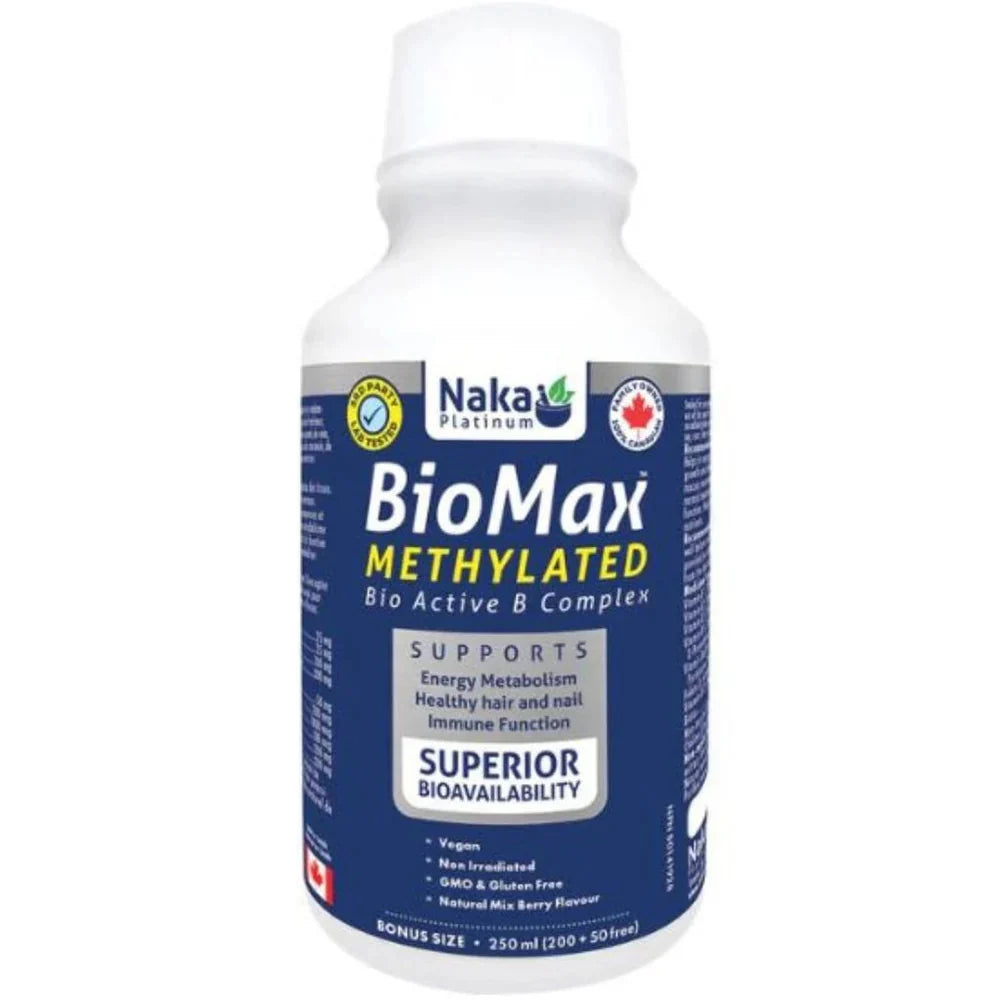 Naka BioMax Methylated B Complex - 250ml