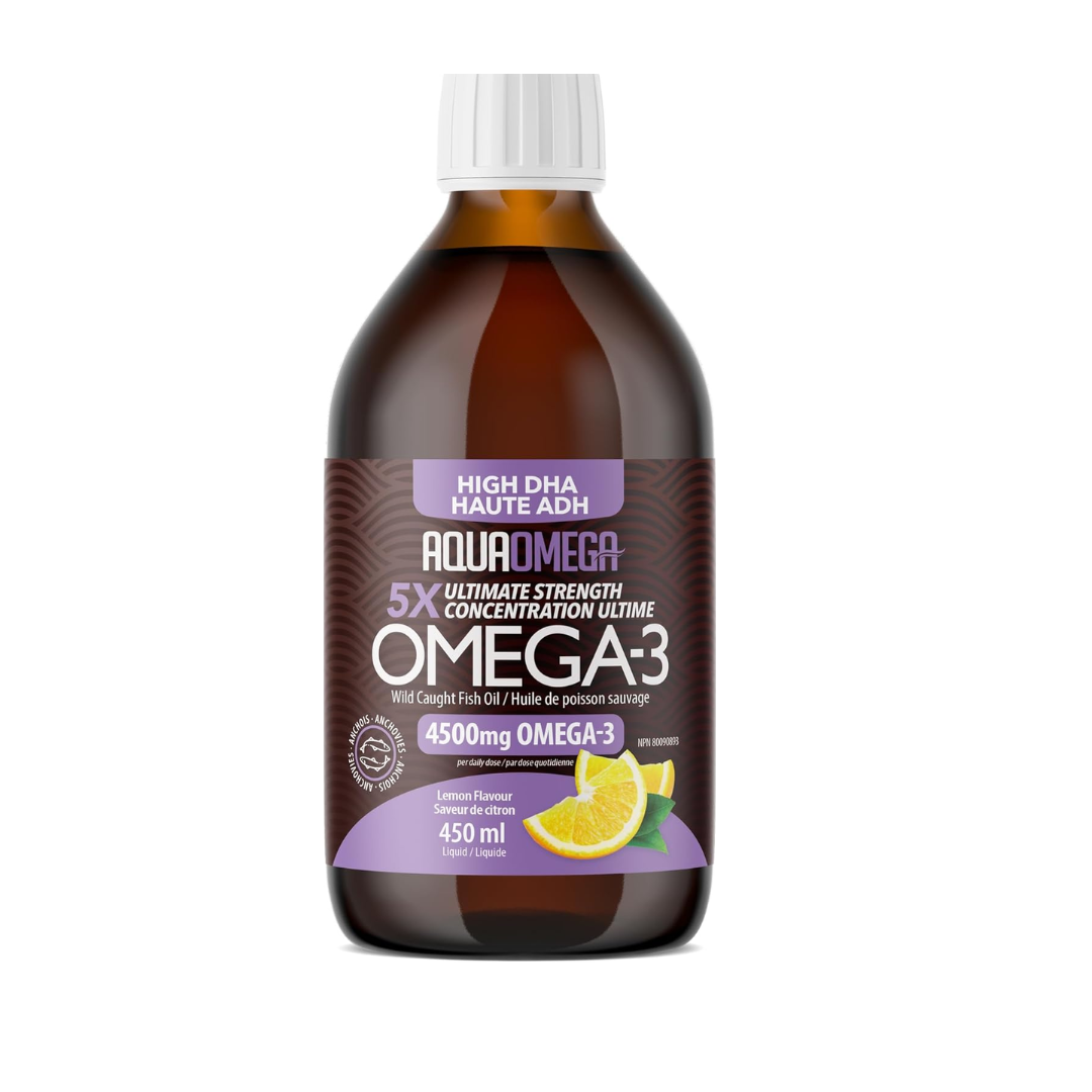 AquaOmega High DHA Lemon  4500mg 450ml