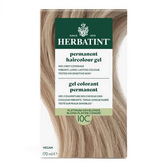 Herbatint Permanent Haircolour 10C Platinum Ash Blonde