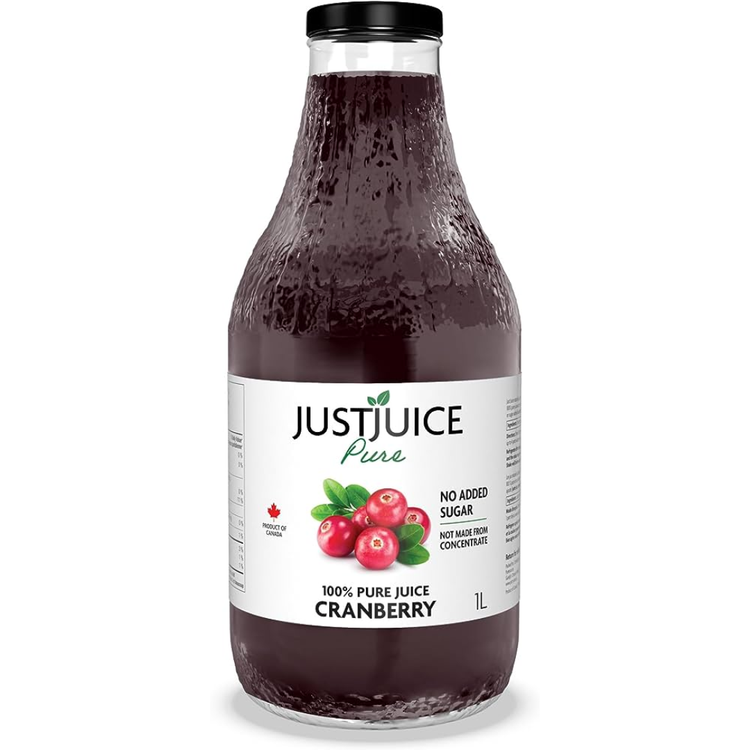 Just Juice Organic Cranberry 1L