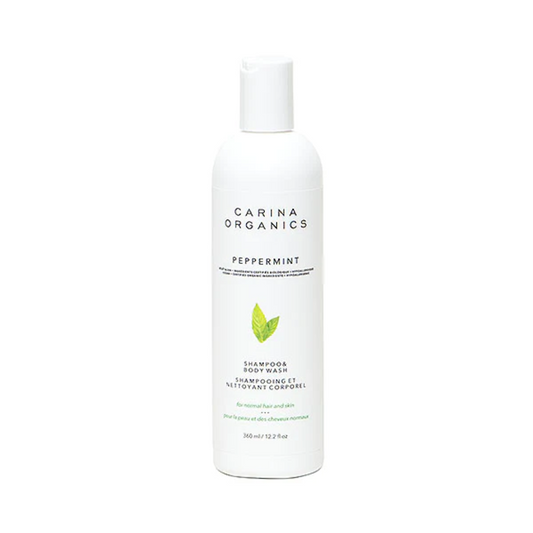 Carina Organics Peppermint Shampoo & Body Wash 360ml