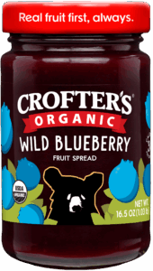 Crofters Organic Wild Blueberry Spread 660ml