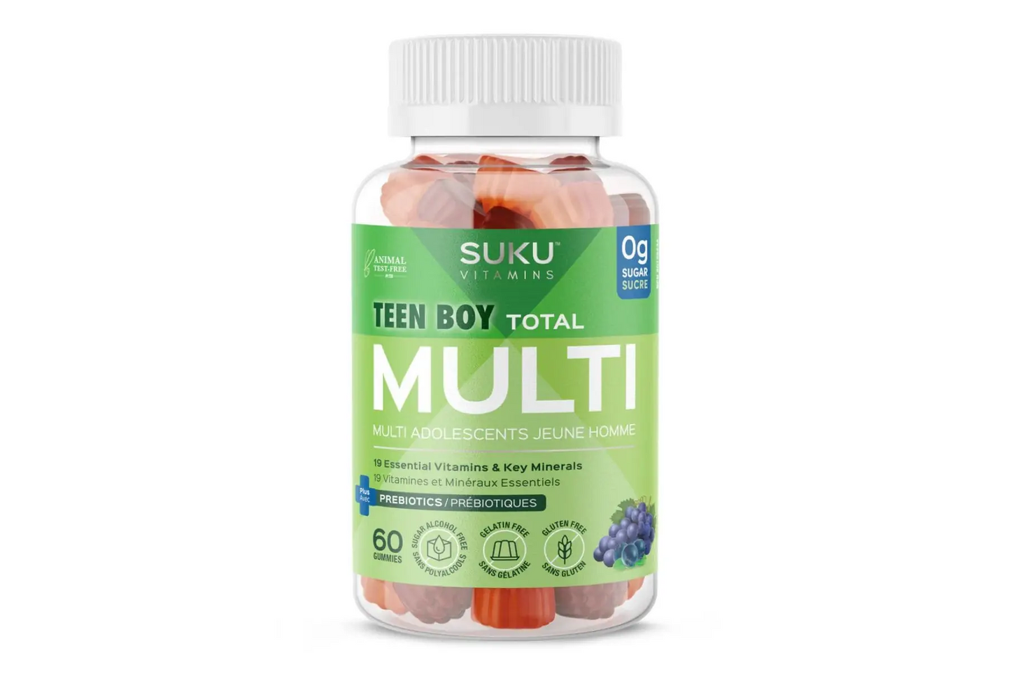 SUKU Teen Boy Multi Vitamin 60 Gummies