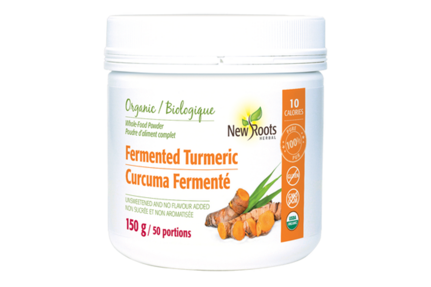 New Roots Organic Fermented Turmeric Powder 150g