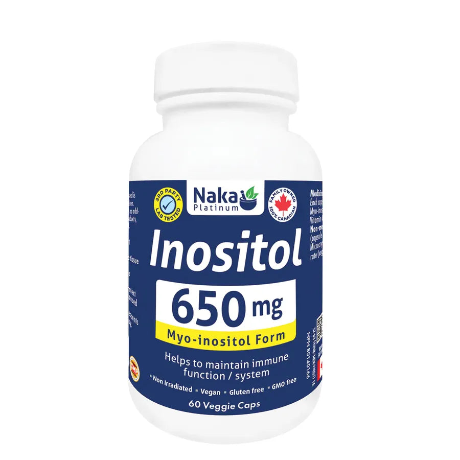 Naka Inositol 650mg 60 caps