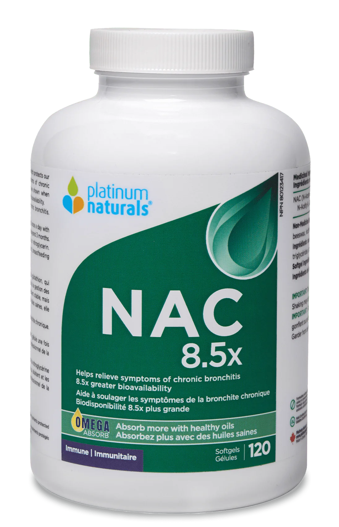 Platinum Naturals NAC 120 softgels