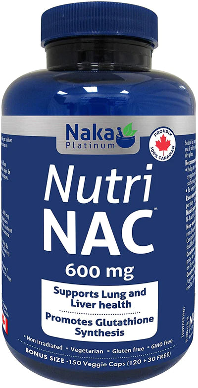 Naka NAC 600mg 150 veg caps
