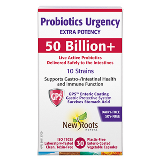 New Roots Probiotics Urgency 50 Billion 30 caps
