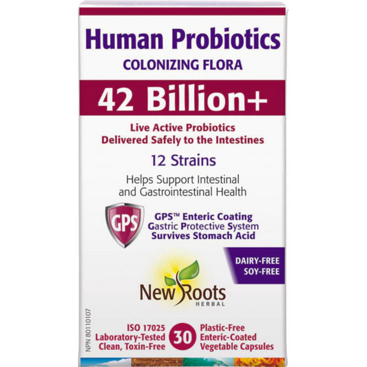 New Roots Human Probiotics 42 Billion 30 caps