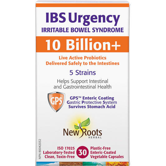 New Roots IBS Urgency 10 Billion 30 caps