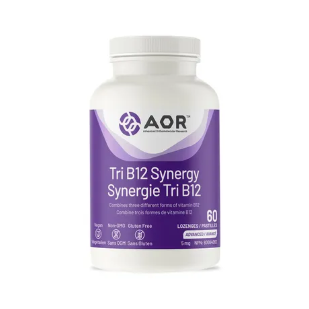 AOR Tri B12 Synergy 60 Lozenges