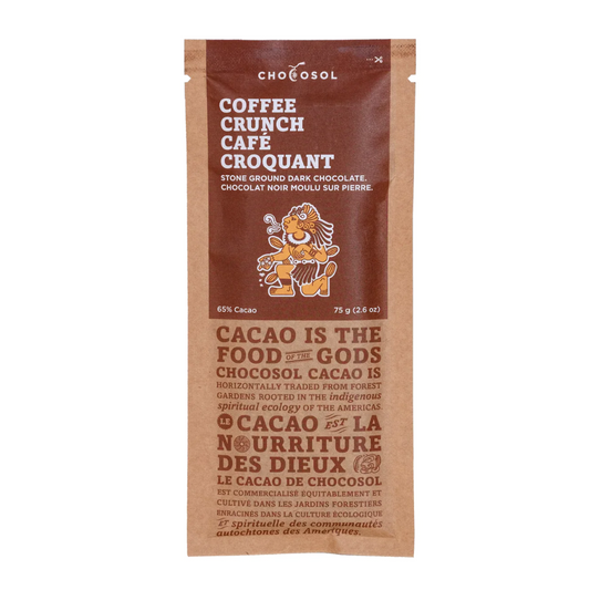 Chocosol Chocolate Coffee Crunch 65% 75g Bar