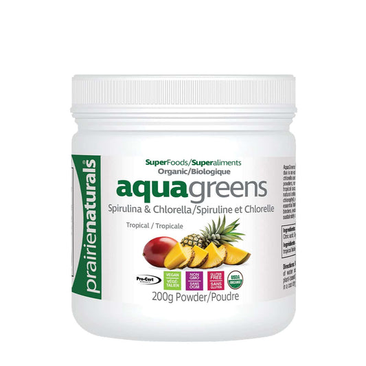 Prairie Naturals Aqua Greens Tropical Flavour 200g