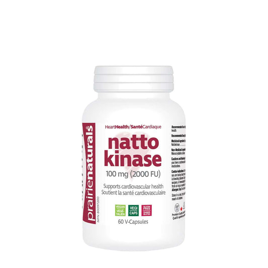 Prairie Naturals Nattokinase 100mg 60vcap