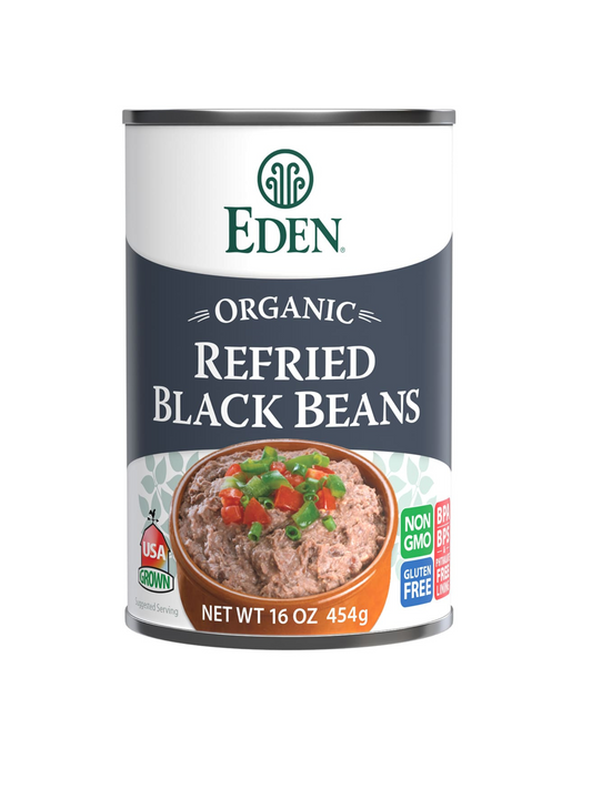 Eden Organic Refried Black Beans