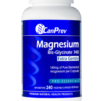 CanPrev Magnesium Bis-Glycinate Extra Gentle 140mg 240 Capsules
