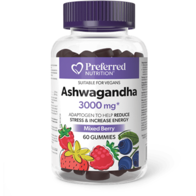 Preferred Nutrition Ashwagandha 60 Gummies
