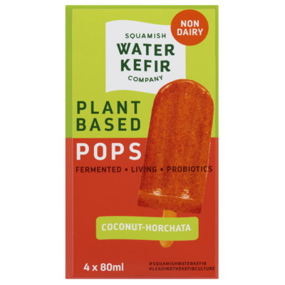 Squamish Water Kefir Pops Coconut 4x80ml