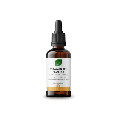Health First Vitamin D3 Plus K2 30ml