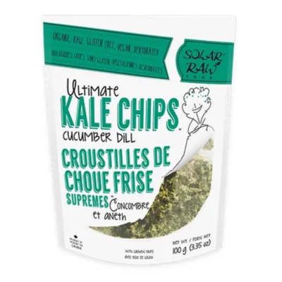 Solar Raw Kale Chips Cucumber Dill 100g