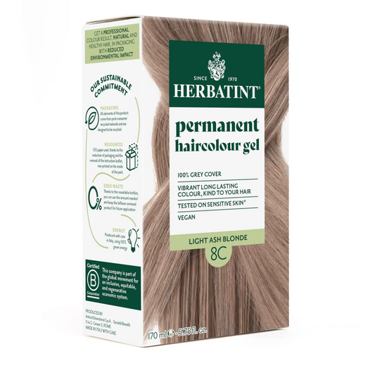 Herbatint Permanent Haircolor 8C Light Ash Blonde