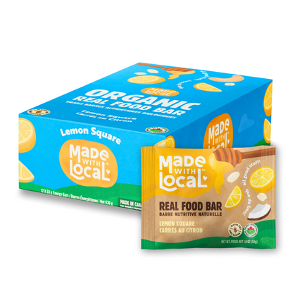 Made With Local Lemon Square Energy Bar 53g